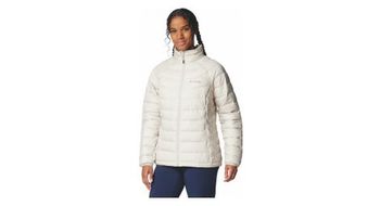 Chaqueta de plumon columbia powder lite ii mujer beige