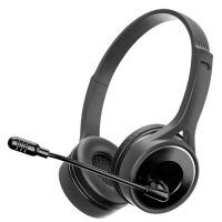 cool office auriculares stereo inalambricos bluetooth negros