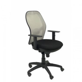 Piqueras y Crespo Jorquera Silla Malla Gris Asiento Bali Negro