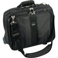 kensington contour roller 17 laptop case - black black