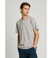 pepe jeans para hombre pm509391 camiseta cane beige s casual algodon manga corta