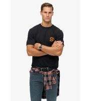 superdry para hombre m1012288a camiseta merchant graphic marino s casual algodon manga corta