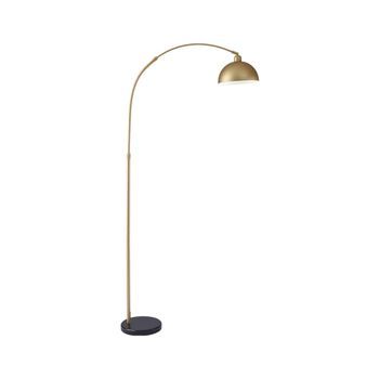 Lámpara De Pie Amalfi Bel Air 40w Diseño Excéntrico Dorado Ø30x179x80 Cm