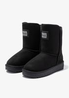 botas repelente al agua - con forro calido nordic basic black - negro