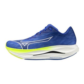 Zapatillas Mizuno Wave Rebellion Flash 3 Azul Amarillo SS26, Talla 44.5 - EUR