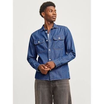 Jack & Jones Camisa manga larga 12269262 TRAVIS-MEDIUM BLUE DENIM para hombre