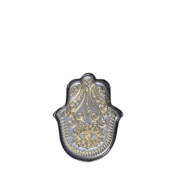 Plato de plata fatma 21x17x3cm