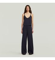 g-star para mujer d27874-d609-3873 mono spaghetti strap loose negro m casual sin mangas  tirantes algodon organico sostenible