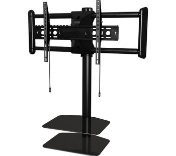 AVF Cornermount ZSL5502 TV Stand with Bracket - Black, Black