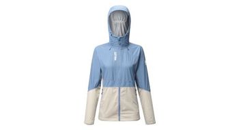 Chaqueta impermeable millet fitz roy mujer azul beige