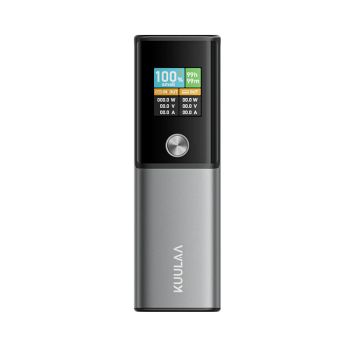 KUULAA KL-YD78 100W 14000mAh Banco de energía con pantalla inteligente, fuente de alimentación externa con 1 entrada y 2