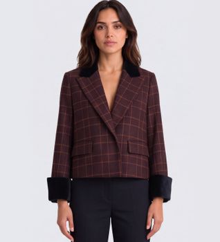 Marella para mujer. 2623046044200 Chaqueta Mlsarcella granate (38), Casual, Lana