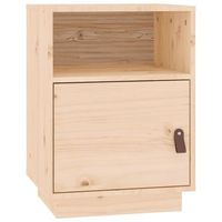 mesita de noche  mesilla de noche  cabinete de noche madera maciza de pino 40x34x55 cm cfw43368