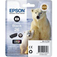 epson polar bear t2611 photo black ink cartridge black