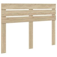 cabecero roble sonoma madera contrachapada vidaxl