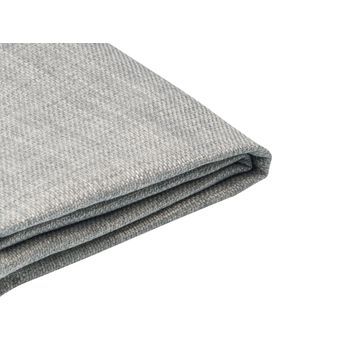 Funda Extraíble Gris Claro Para Cama 140 X 200 Cm Fitou