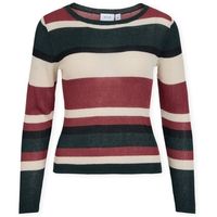 vila jersey ember open knit - super light natural melangemulticolor para mujer