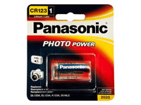 pila - panasonic litio bateria de la camara cr123