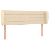 cabecero cama  panel de cabecera de tela color crema 147x23x7888 cm
