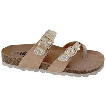 Gobbs Sandalias BIO DEDO PLANO PIEL COMBINADA para mujer