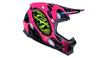 Casco integral kenny performance graphic rosa