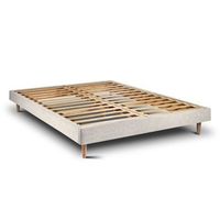 somier de laminas 200x200 cm - tejido lienzo mate - kit de montaje