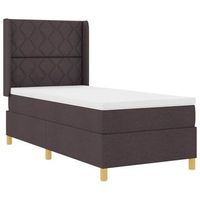 cama tapizada 200x147x128 cm  - marron