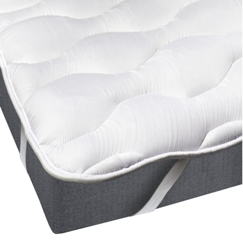Topper Viscoelástico 3,5 Cm. Con Interior De Fibra Hipoalergénica Tacto Pluma Happers Cama 150 (150x200 Cm)