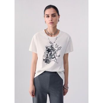 Liu Jo Tops y Camisetas T-shirt con procione rock para mujer