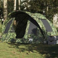 tienda de pesca - tienda de campana - poliester - camuflaje 330x315x176cm