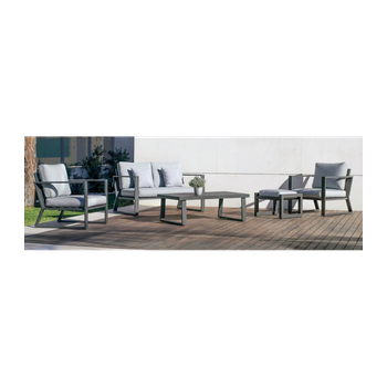 Conjunto Terraza Jardín Aluminio Moderno Y Resistente Bolonia