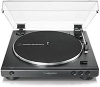 audio-technica at-lp60x tocadiscos de traccion por correa negro totalmente automatico
