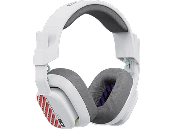 Auriculares gaming - Logitech G Astro A10, Diadema, Con cable, Para PS4/PS5, Micrófono volteable para silenciar, Control de volumen integrado, Blanco