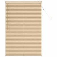 persiana veneciana marron claro con patron 150 x 90 cm pvc