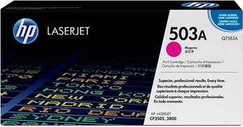 HP Colour LaserJet 503A Magenta Original Toner Cartridge with HP ColourSphere Toner (Q7583A)