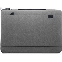 funda dell pro 15-16 ecoloop urban gris resistente al agua con asa retractil