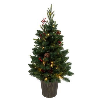 Árbol De Navidad Artificial Luminoso Kappi H.90cm