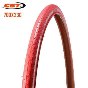 CST-neumático ultraligero para bicicleta de carretera, accesorio de Color rojo 23-622, 700X 23C