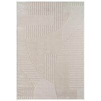 alfombra moderna sumo crema 80x150 cm