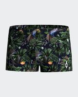 boxer de bano estampado tropical