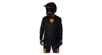 camiseta de manga larga fox ranger image print violeta para hombre