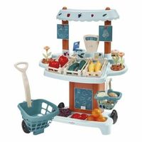 conjunto de supermercado ecoiffier de 41 piezas