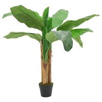 arbol de platano artificial 9 hojas verde 120 cm vidaxl