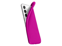 funda movil - cellularline chroma para samsung galaxy a36a56 flexible rosa