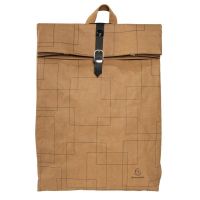 mochila exacompta eterneco para portatil hasta 14 papel lavable 17 l marron