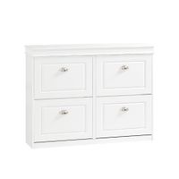 zapatero con 4 puertas mdf blanco