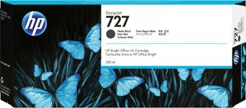 Cartucho de tinta original HP DesignJet 727 de 300 ml Negro mate