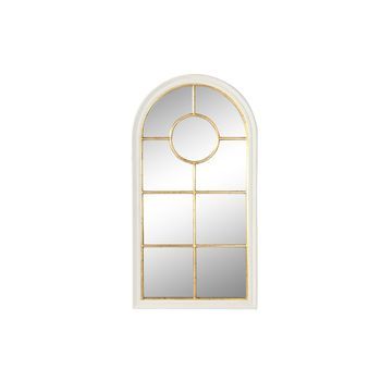 Espejo Paulownia Cristal 68x4x128 Ventana Dorado