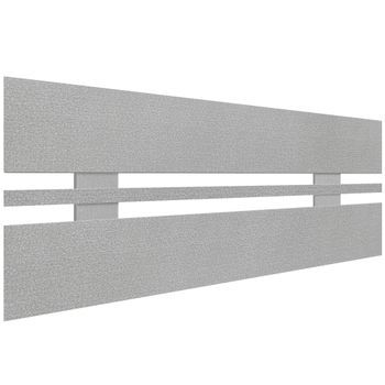Dhome Cabecero Espigas Gris 100cm Horizontal Estilo Ancho Madera Reciclada Dm Herrajes Incluidos (100cm Horizontal Ancho, Espigas Gris)