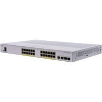 cisco cbs250-24p-4x-eu switch de red 24 puertos ge plata